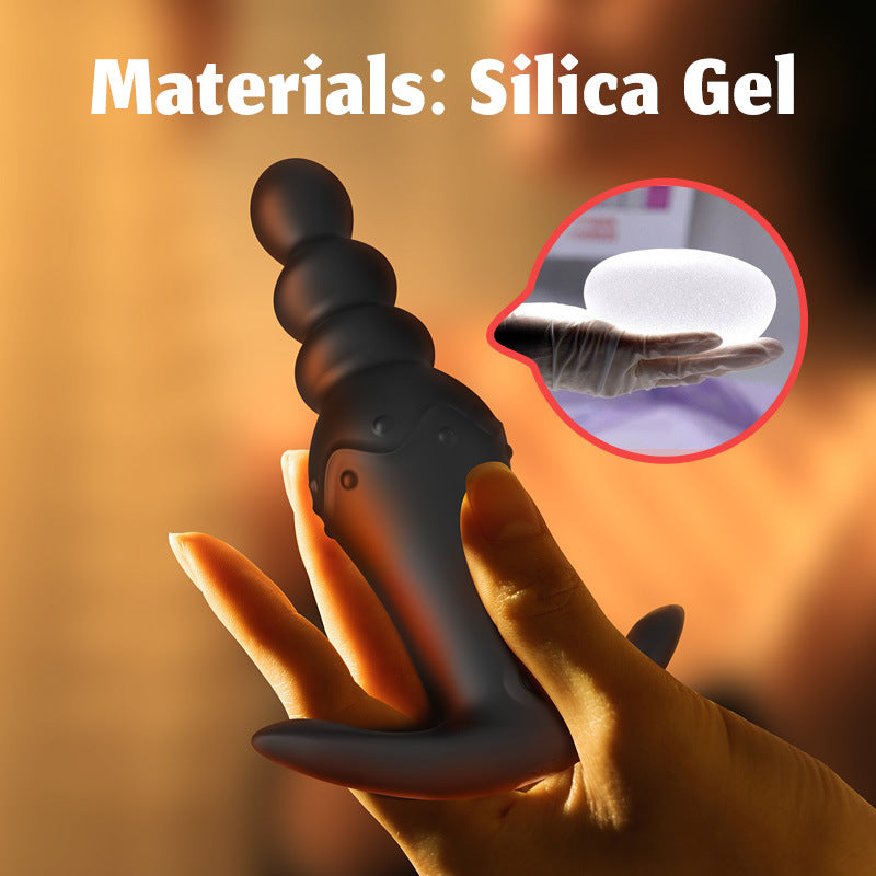 Anal Sex Toys Vibrating Butt Plug Bead Adult Toys Massager for Women Men