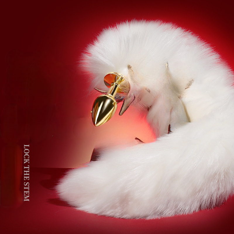 Fox Tail Golden Anal Plug