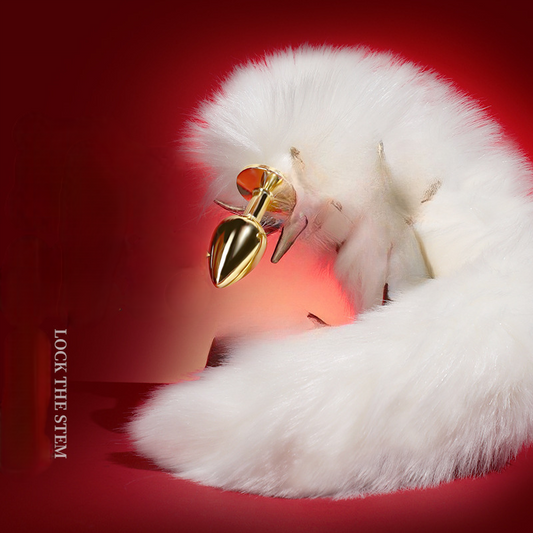 Fox Tail Golden Anal Plug