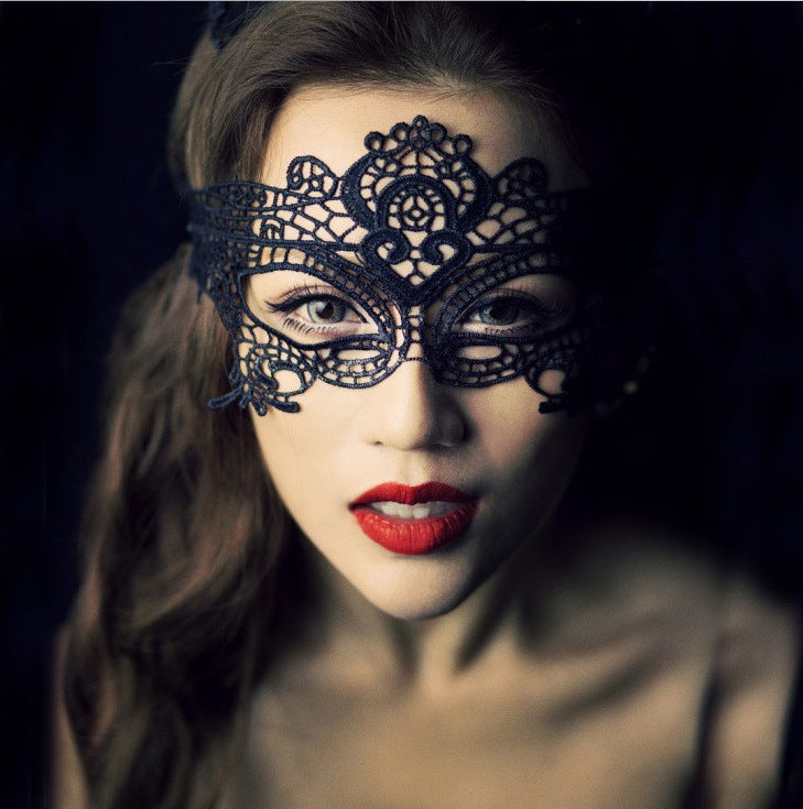 Black Lace Eye Cat Style Mask