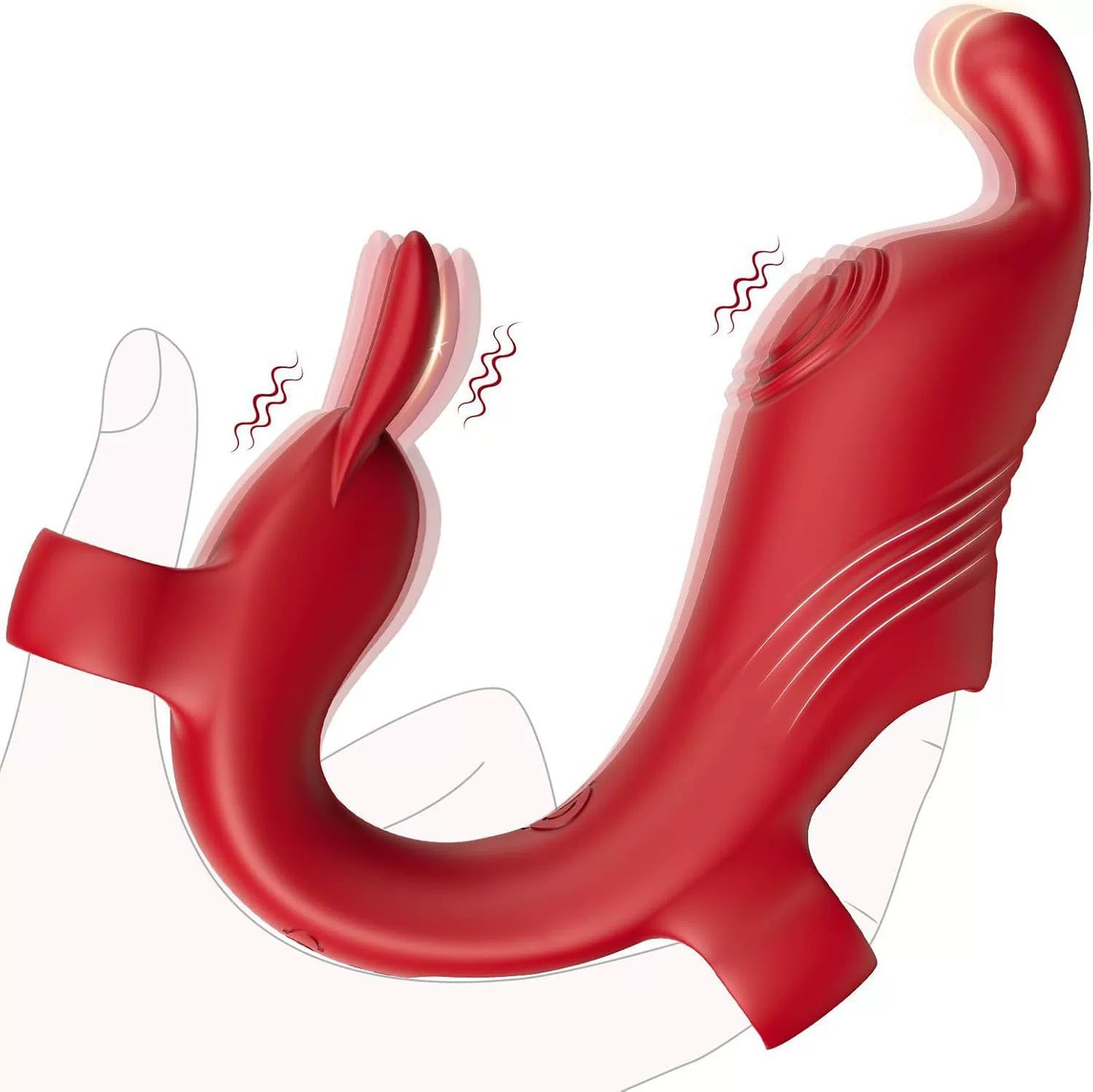 Teasing Bunny Finger Vibrator – Dual Motors for Foreplay & Insertion