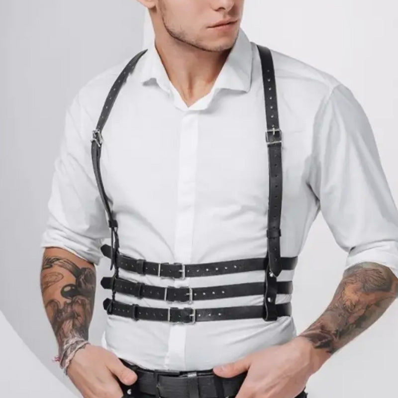 Body Harness with Triple Belt