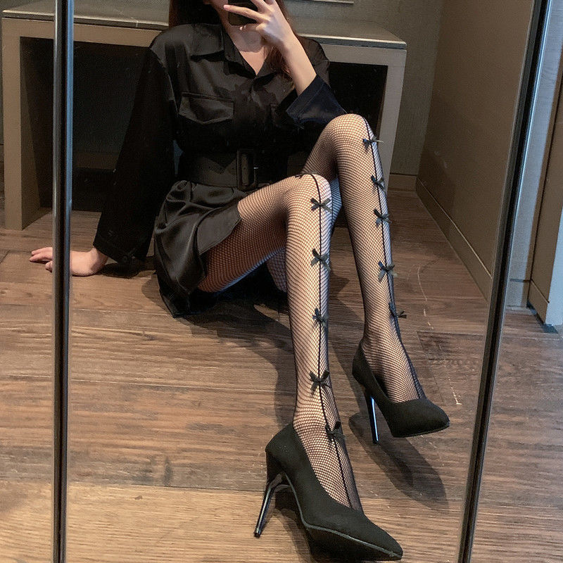 Bowknot Fishnet Pantyhose