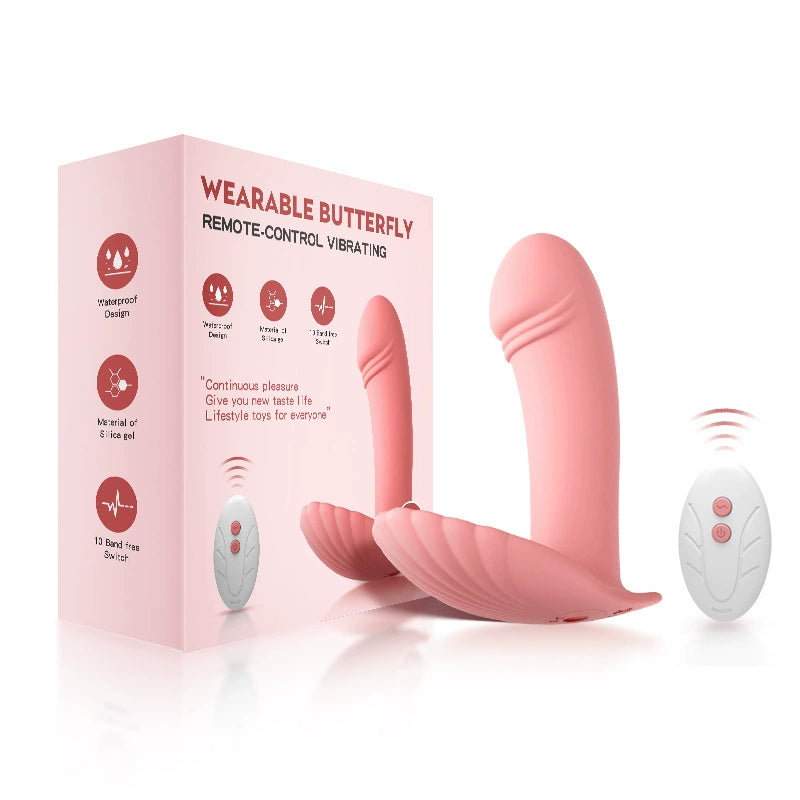 Shell-Shaped Wearable Egg Vibrator with Wireless Remote Control