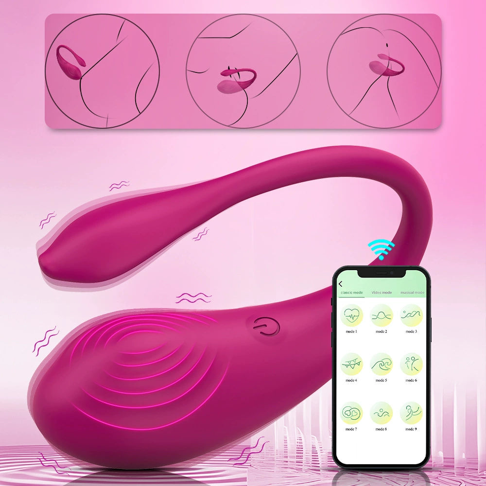 Flamingo Smart Remote-Control Egg Vibrator